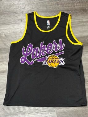 NBA Black Fan Jersey with Team Logo Ribbon Trim